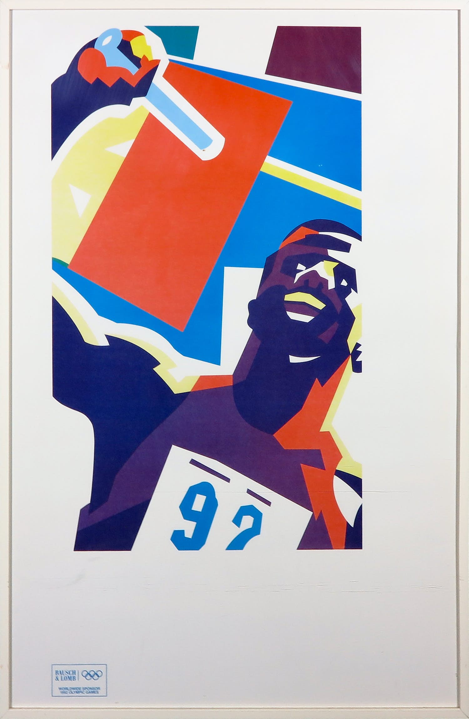 Niet of onleesbaar gesigneerd - Poster Olympische Spelen '97 kopen? Bied vanaf 1!