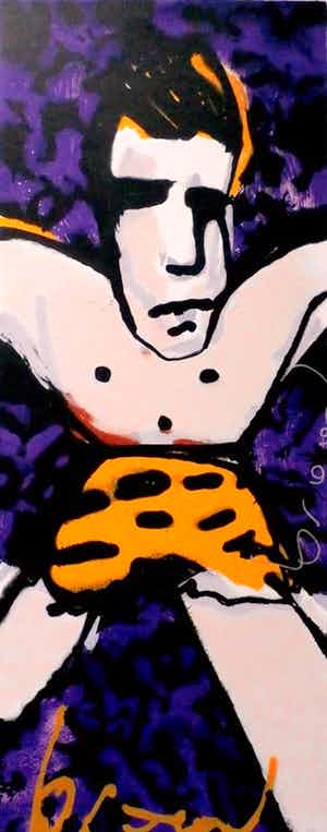 Herman Brood - Herman Brood - zeefdruk: Tarzan verkocht voor € 275!