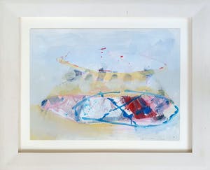 Piet Warffemius - Acryl op papier (1983) - Ingelijst kopen? Bied vanaf 220!