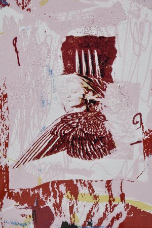 Niet of onleesbaar gesigneerd - abstract baby roze kopen? Bied vanaf 1!