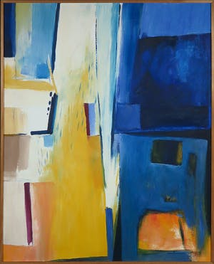 Paul Maas - Olieverf op doek, Tweeluik Compositie R en L - Ingelijst (Zeer groot) kopen? Bied vanaf 600!