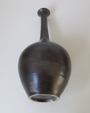 Niet of onleesbaar gesigneerd - Studio keramische Halsvaas gesigneerd GPF kopen? Bied vanaf 10!