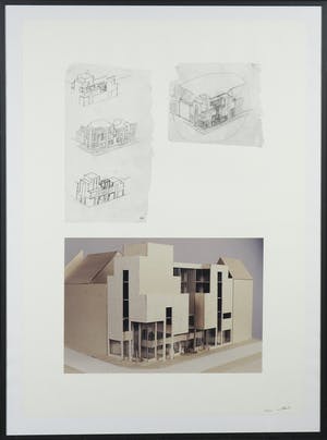 Abel Cahen - Offset en foto, Bibliothèque d'architecte - Ingelijst kopen? Bied vanaf 35!