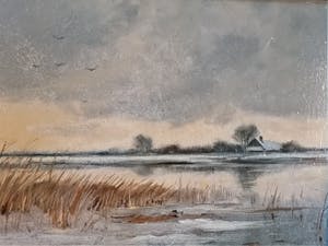 Gerard Krol - Hollands Polderlandschap kopen? Bied vanaf 65!