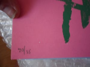 Espen Hagen - Gr Zeefdruk SIX LADIES AT THE PINK BAR Hand gesigneerd kopen? Bied vanaf 30!