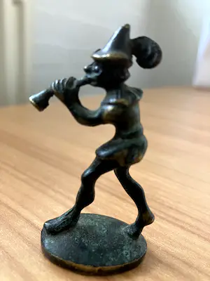 Brons (Onbekend) - Prachtig beeldje van de Rattenvanger van Hamelen kopen? Bied vanaf 20!