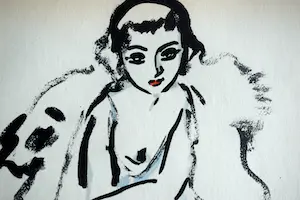Kees van Dongen - Pochoir - Jeune Femme avec Chien kopen? Bied vanaf 1250!