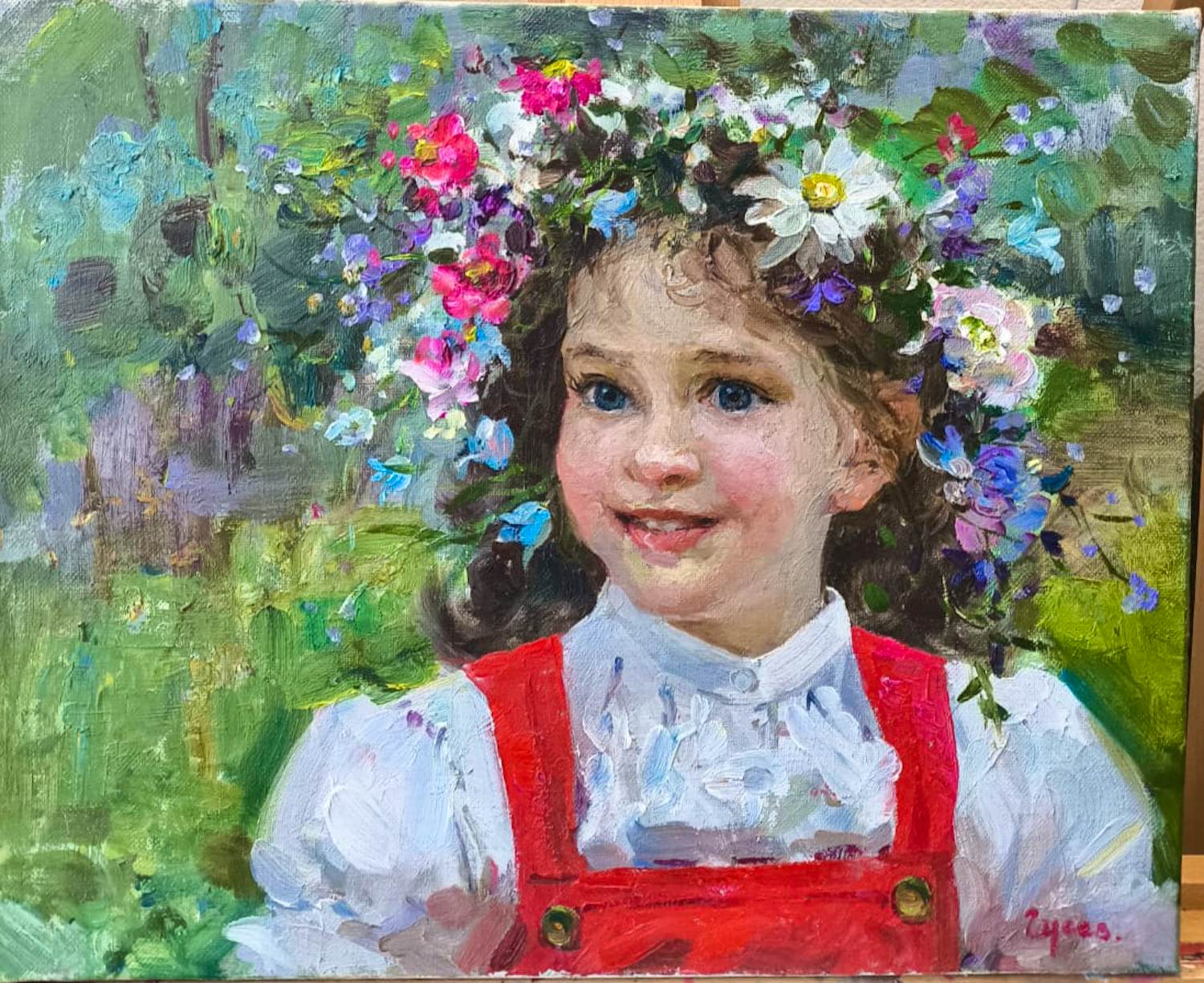 Buy Vladimir Goussev - Portret van een meisje? Bid from 500!