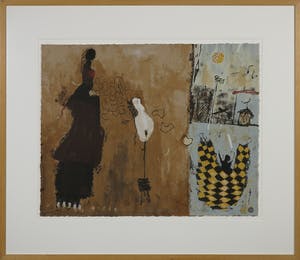 Liesbeth Rahder - Zeefdruk, In the mood for II - Ingelijst kopen? Bied vanaf 50!