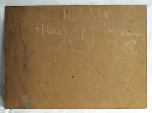 Fon Klement - De 3 hardboard drukblokken van de boardsnede ‘Notatie’ - 1968 kopen? Bied vanaf 1!