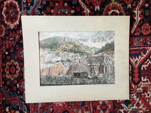 Willem Fekken - C4925-1, Dorp in bergdal kopen? Bied vanaf 100!