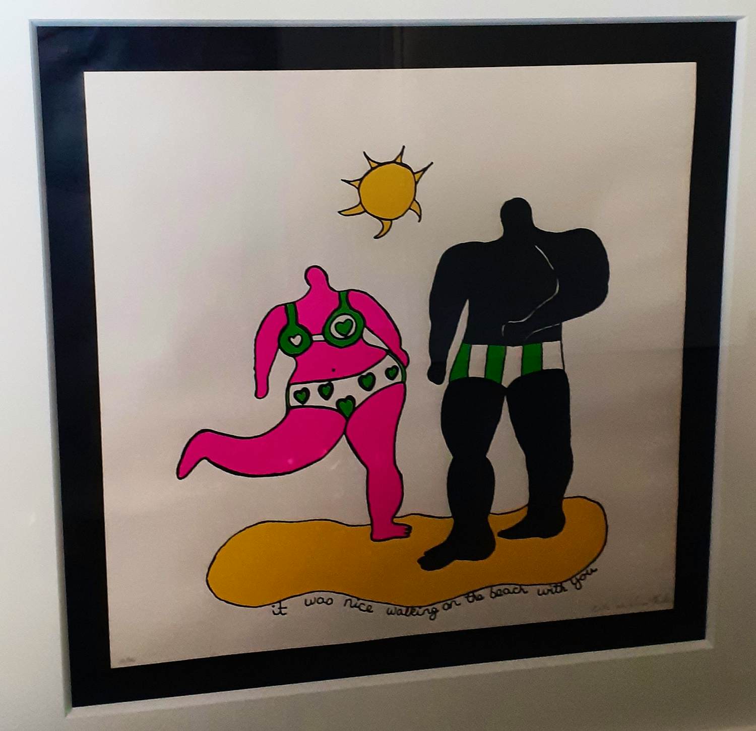 Niki de Saint-Phalle - 'It was nice walking on the beach with you' (groot) kopen? Bied vanaf 595!