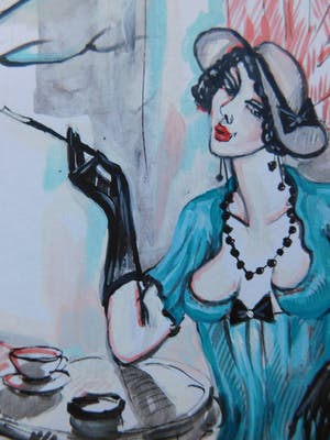 Natia Antadze - " Dame in Caffè " kopen? Bied vanaf 1!