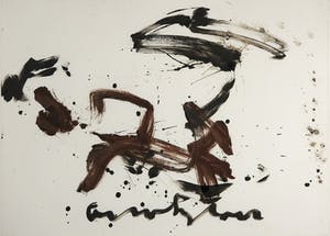 Anton Heyboer - Acrylverf op paper, Zonder titel - Ingelijst (Groot) kopen? Bied vanaf 250!