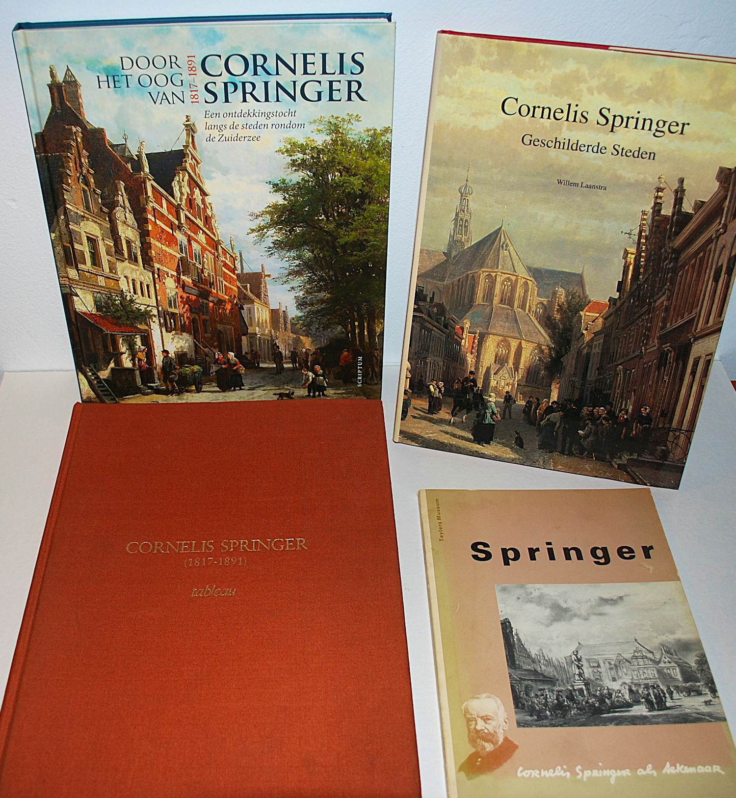 Cornelis Springer - 4 boeken-o.a.oeuvrecatalogus 1984 uniek:door Laanstra gecorrigeerd naar 2e druk kopen? Bied vanaf 160!