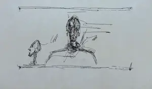 Alberto Giacometti - Plastiken im Studio Original-Lithographie 1951 WVZ Lust Nr. 93 kaufen? Bieten Sie von 80!