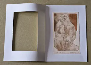 Gerard Engels - Beeldhouwer en graficus - droge naald Ets "het gezin" - bep. oplage (65) kaufen? Bieten Sie von 38!