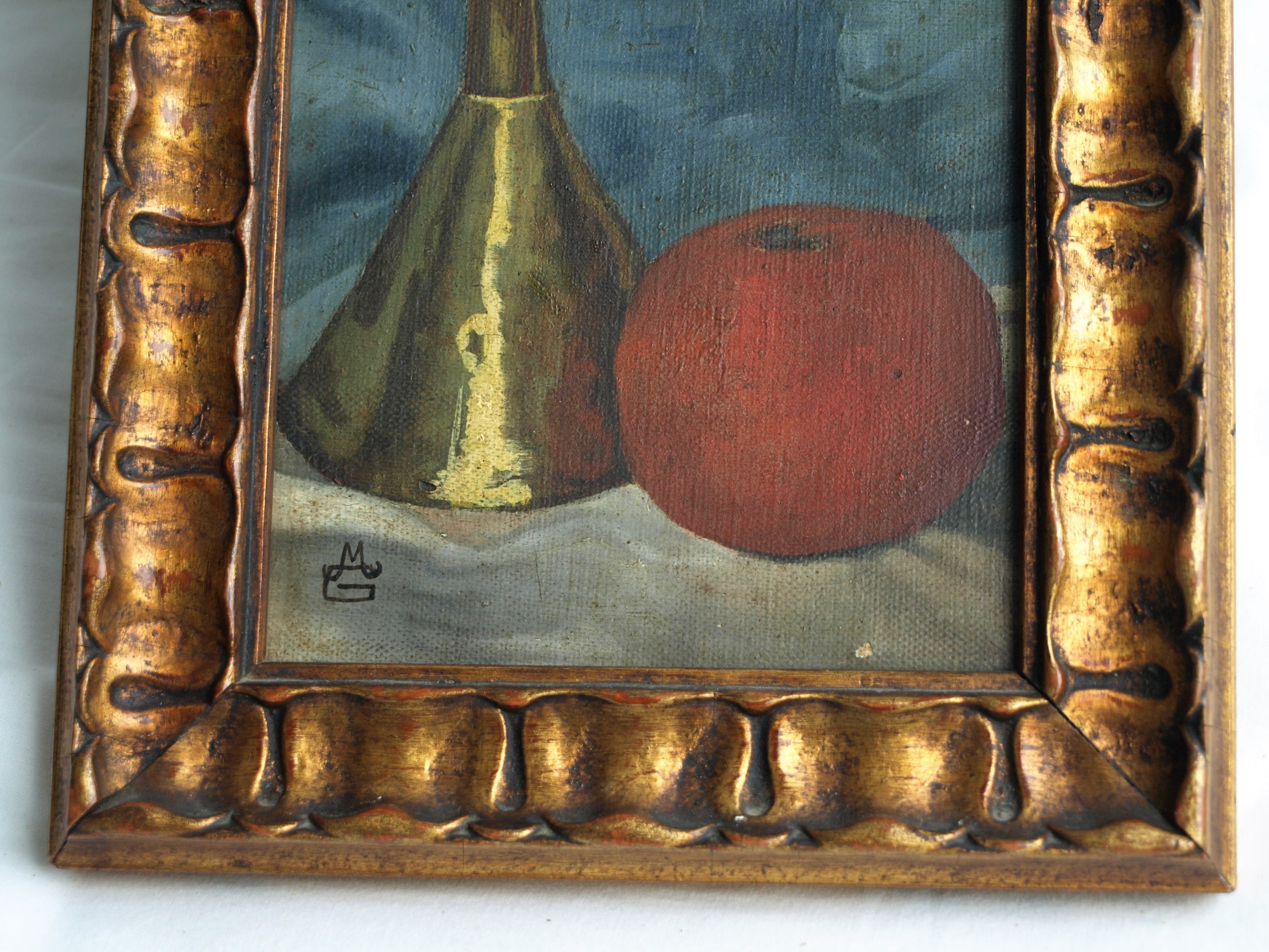 Maria Johanna Goemans - Olieverf op doek , Stilleven – gesigneerd & ingelijst – ca 1920 kopen? Bied vanaf 50!