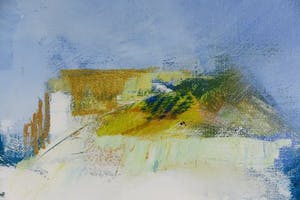 Yon Nicolas - Groot abstract werk kopen? Bied vanaf 200!