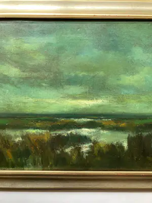 Toon Koster - landschap - olieverf op doek - gesigneerd kopen? Bied vanaf 60!