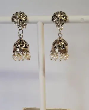 Zilveren oorbellen,  zilveren Jhumka oorbellen kopen? Bied vanaf 50!