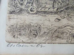 Coen van Os - twee etsen kopen? Bied vanaf 50!