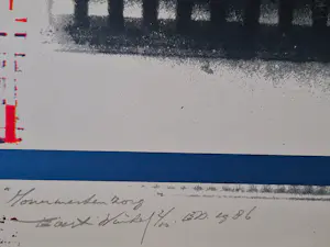 Evert Jan Winkel - grote zeefdruk "Monumentenzorg" (gedicht jules Deelder) - zeer kleine oplage! kaufen? Bieten Sie von 46!