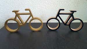 Marcel Wanders - Gouden en houten fiets verkocht voor € 89!