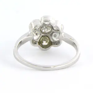 14k wit gouden ring met oud Europees slijpvorm geslepen diamant tot. 0.70ct kopen? Bied vanaf 660!