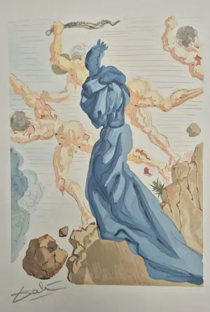 Salvador Dali - handgesigneerde surrrealistische houtsnede kopen? Bied vanaf 145!