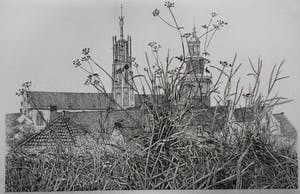 Han van Hagen - Ets: "Hulst" - 1978 kopen? Bied vanaf 75!