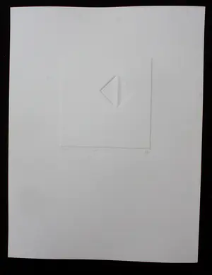 Harry van Kuyk - Reliefdruk, Geometrische diepdruk - 1972 kopen? Bied vanaf 175!