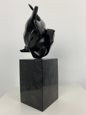 Willem Lenssinck - bronzen beeld op granieten sokkel - 'Tournedos' - 1991 (Uniek exemplaar) kopen? Bied vanaf 1950!