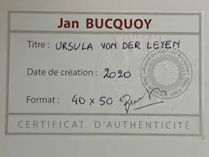 Jan Bucquoy - Trump en Von der Leyen kopen? Bied vanaf 650!