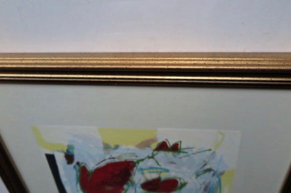 Pieter Vermeulen - Red Hearts and Papillon in landscape - In verguld houten lijst kopen? Bied vanaf 29!