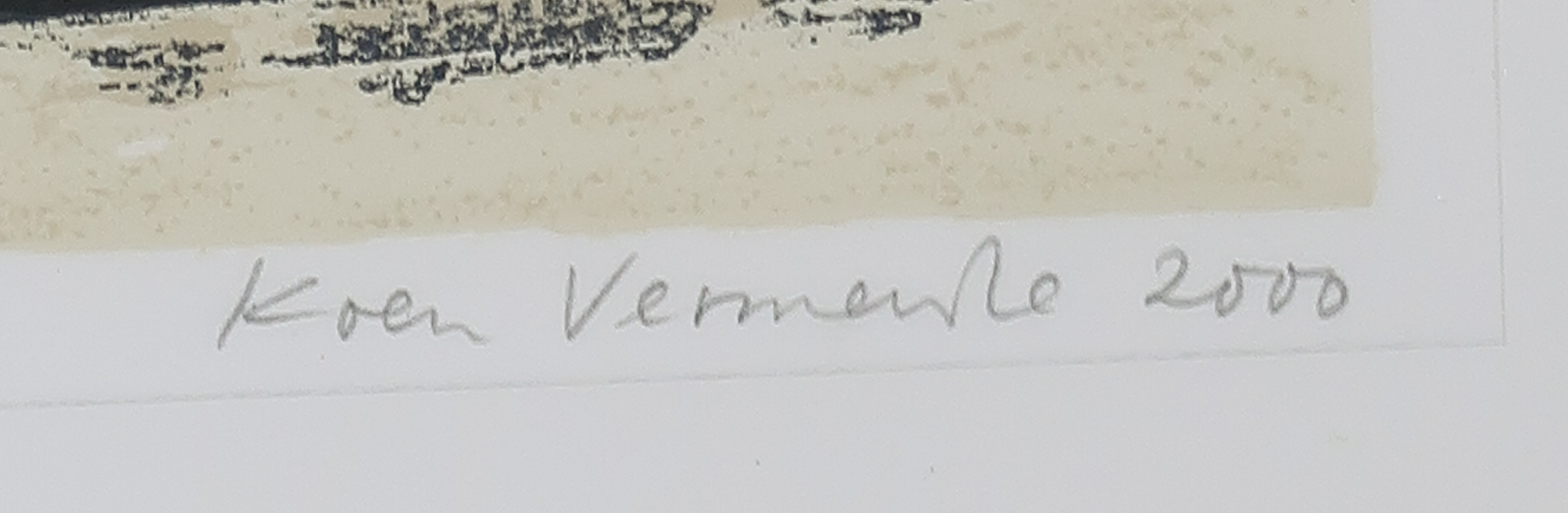 Koen Vermeule - Zeefdruk, Zonder titel - Ingelijst kopen? Bied vanaf 50!