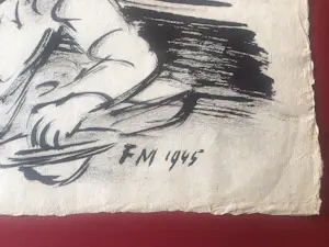 Frans Masereel - groupe autour d'une barque kopen? Bied vanaf 750!