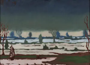 AcheterWillem Bol - Winterlandschap met ondergelopen land? Enchérissez de 500!
