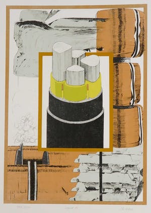 Niet of onleesbaar gesigneerd - Litho, Kapal 10 kopen? Bied vanaf 1!