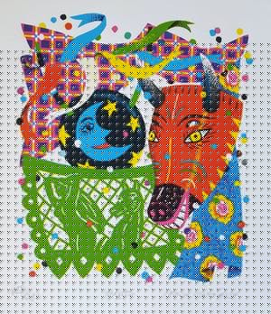 Leslie Gabrielse - Zeefdruk 'Party' kopen? Bied vanaf 35!