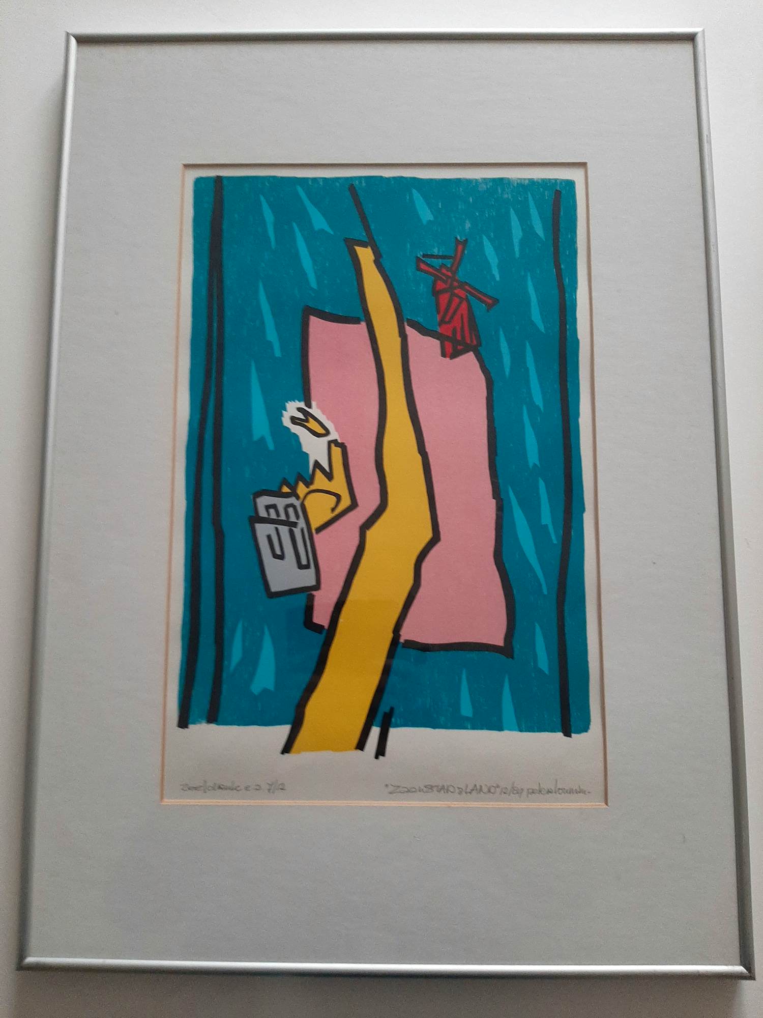 Peter Louman - Zeefdruk, Titel Zaanstad & Land. kopen? Bied vanaf 40!