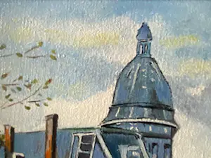 Niet of onleesbaar gesigneerd - bloemenverkoope aan de gracht kopen? Bied vanaf 1!