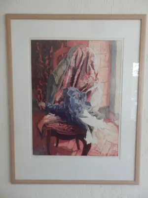 Marcel Schellekens - stilleven kleren op stoel kopen? Bied vanaf 50!