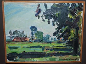 Hein Stork - Landschap, olieverf kopen? Bied vanaf 125!