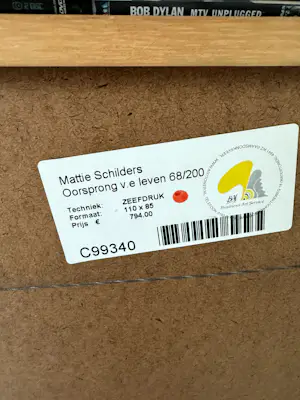 Mattie Schilders - Oorsprong van elk leven 68/200 kopen? Bied vanaf 10!
