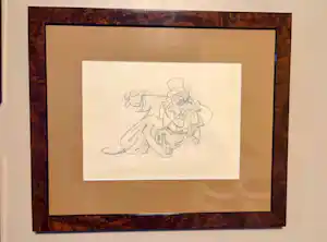AcheterWalt Disney - Original Pluto & The Judge Production Drawing – Society Dog Show \(1939\)? Enchérissez de 350!