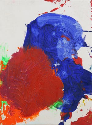 Arlaque de Clerque - Olieverf op doek, Z.T. Abstracte compositie kopen? Bied vanaf 1!