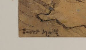 Evert Moll - Aquarel, Zonder titel kopen? Bied vanaf 50!