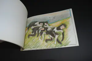 Toer van Schaijk - 2 boeken, o.a. tekeningen bij choreografie 'Landschap' genummerd 533/2200 kopen? Bied vanaf 60!