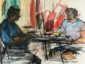 Bob ten Hoope - Pecheurs au cafe kopen? Bied vanaf 175!